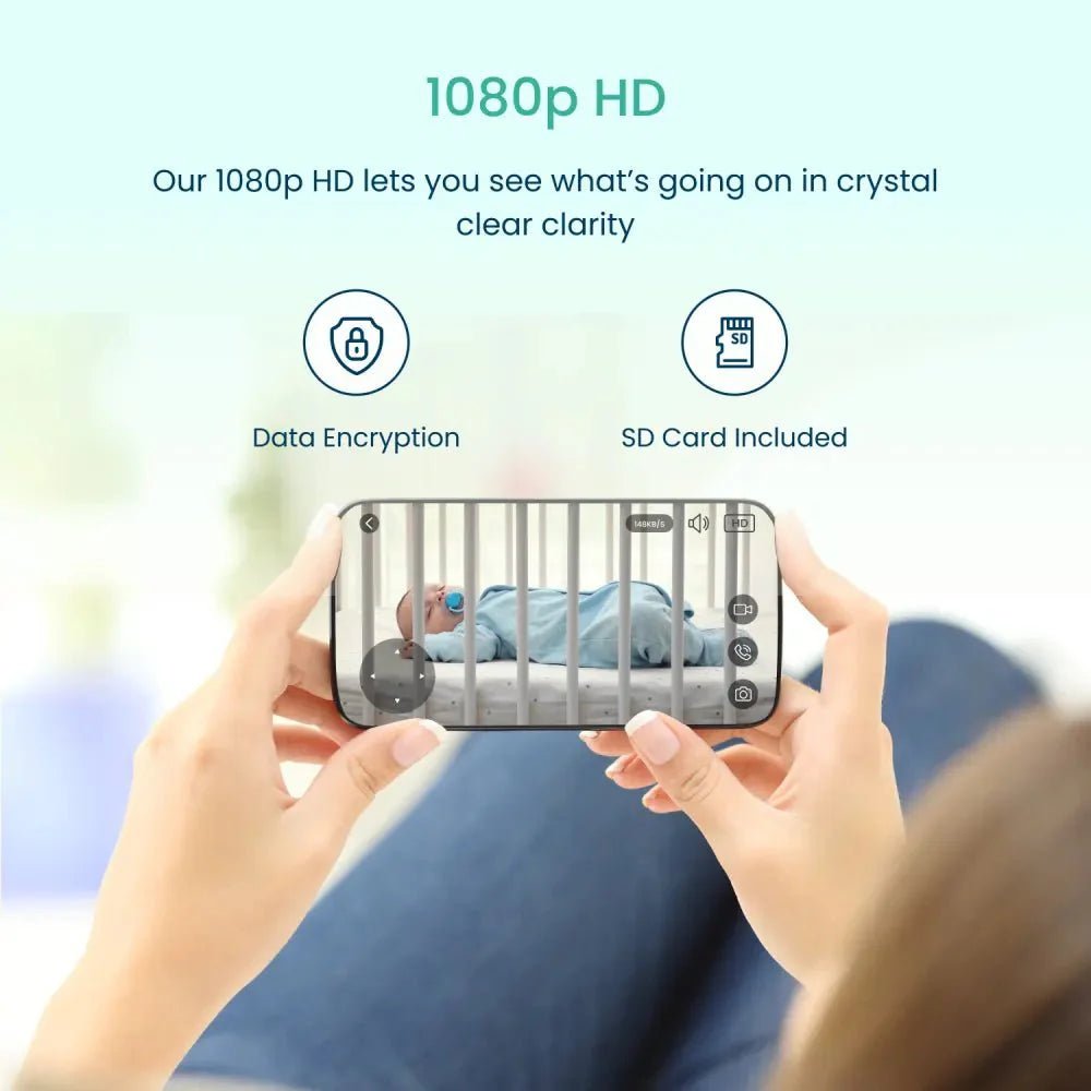 Babysense See Smart WiFi Baby Monitor with FULL HD Camera 4 babysense see smart wifi baby monitor with full hd camera 357105