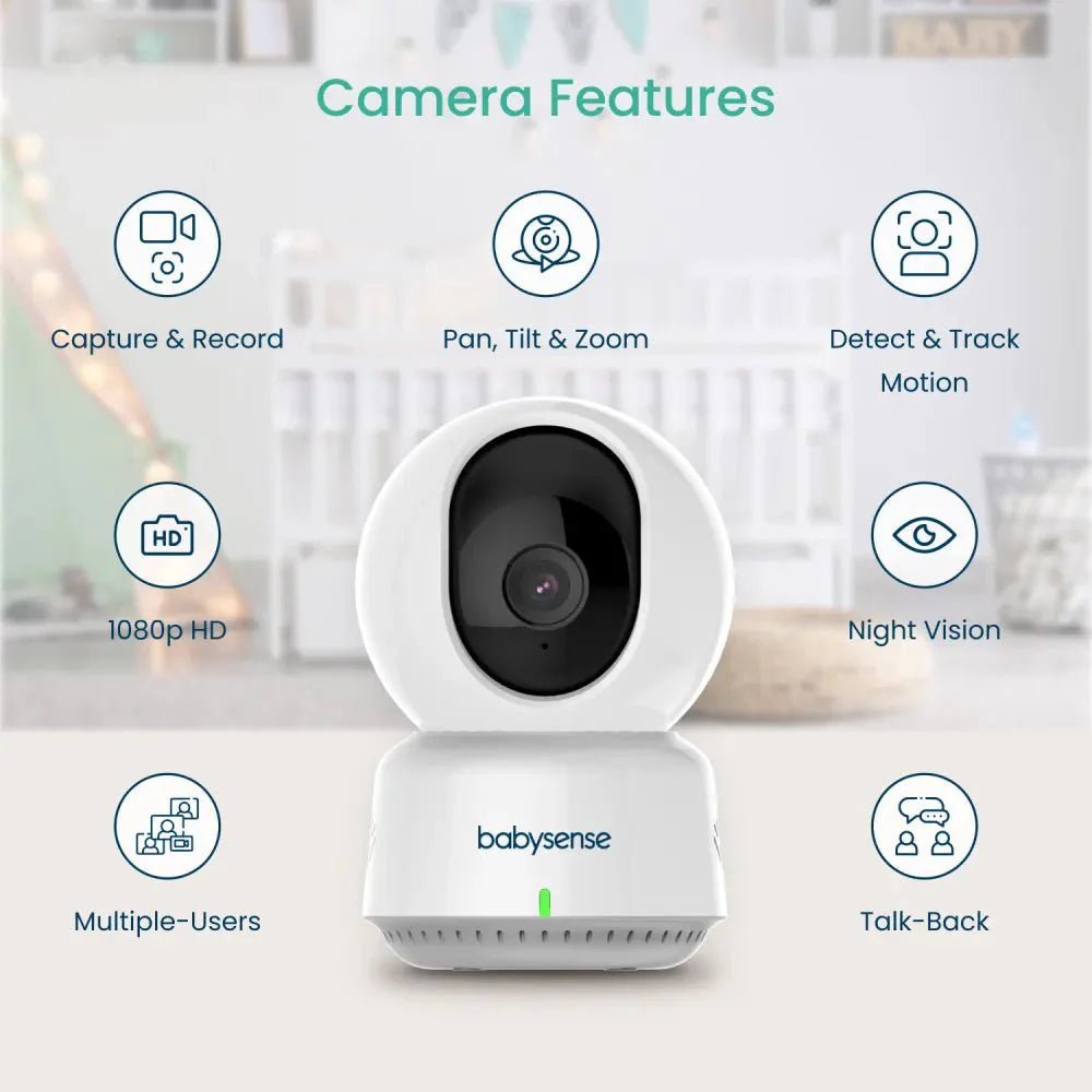 Babysense See Smart WiFi Baby Monitor with FULL HD Camera 3 babysense see smart wifi baby monitor with full hd camera 682910