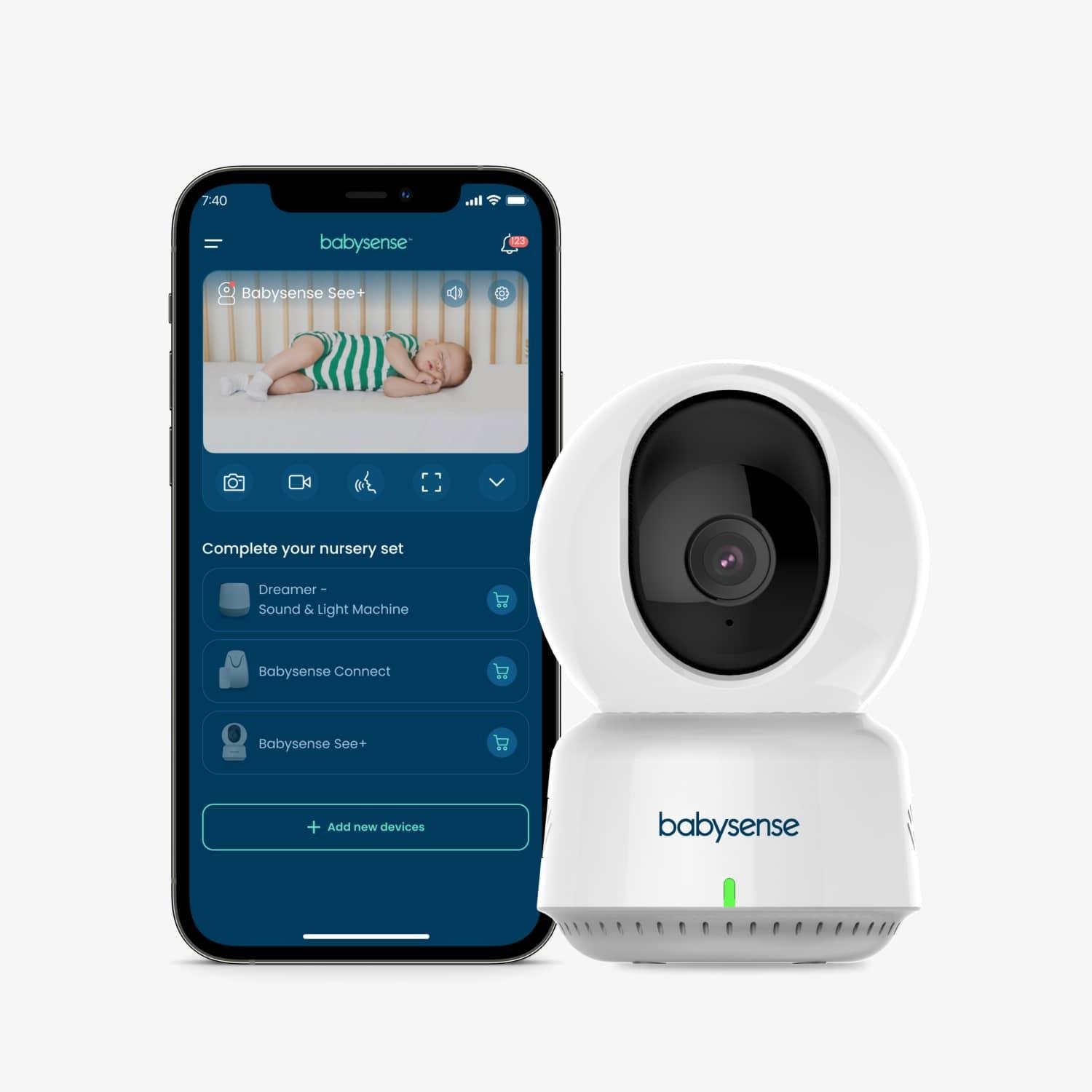 Babysense See Smart WiFi Baby Monitor with FULL HD Camera 1 Babysense See Smart WiFi Baby Monitor with FULL HD Camera