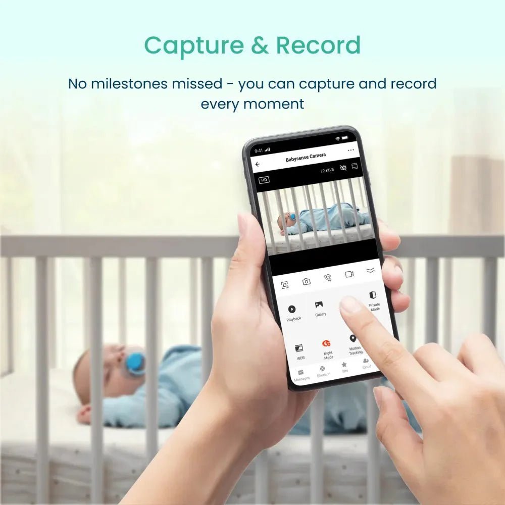 Babysense See Smart WiFi Baby Monitor with FULL HD Camera 6 babysense see smart wifi baby monitor with full hd camera 961335